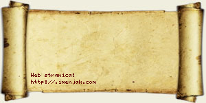 Gala Trnjaković vizit kartica